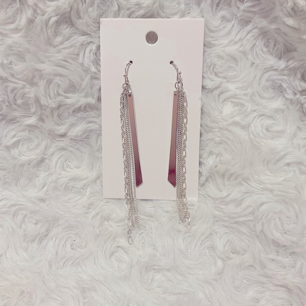🌻3 for $15 - Silver chain earrings